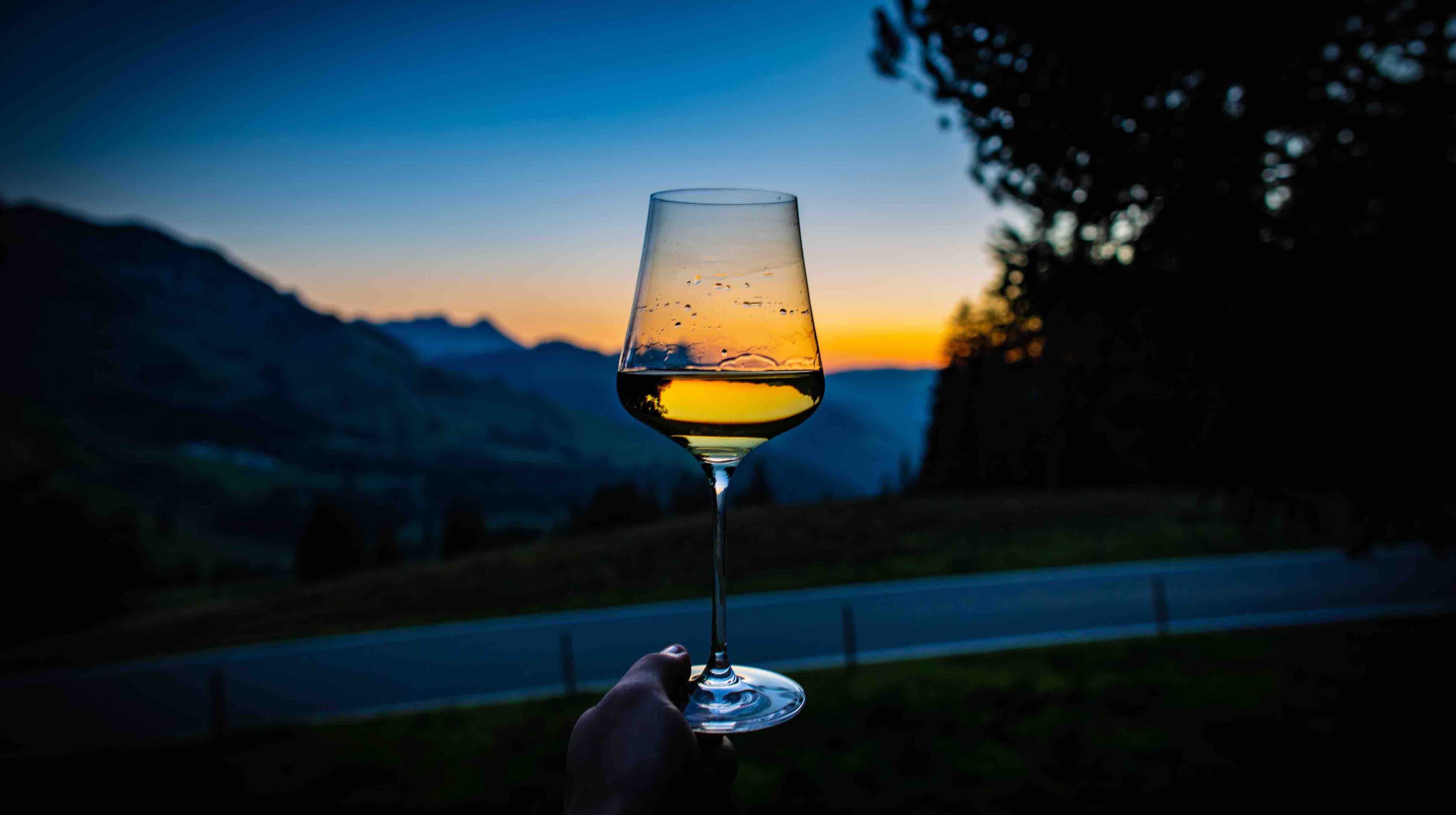 Wine testing Lake Como