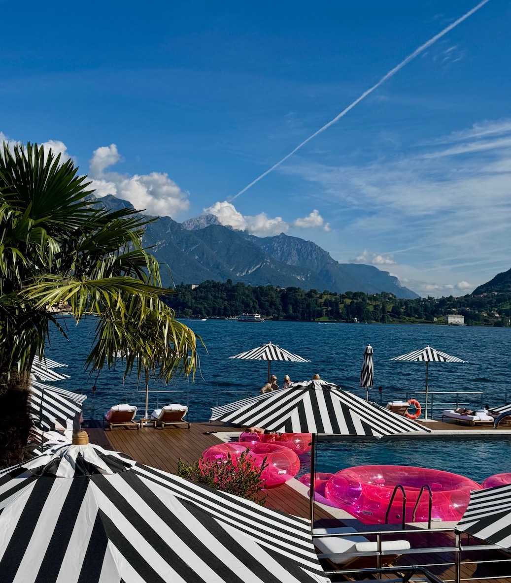 Sabine Marcelis’ Jelly Floats lake Como Design festival