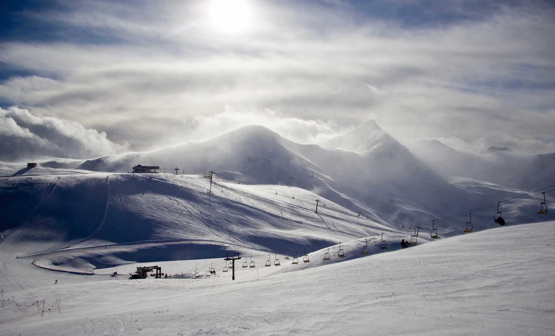 stunning view o Livigno, Italy